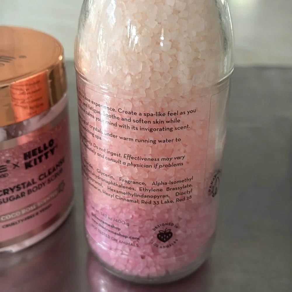 The Creme Shop X HELLO KITTY Sugar Body Scrub and Bath Crystals NWOT - Picture 8 of 11
